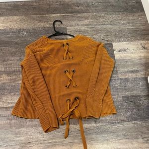 Lucky Brand Sweater size medium (tie in the back)